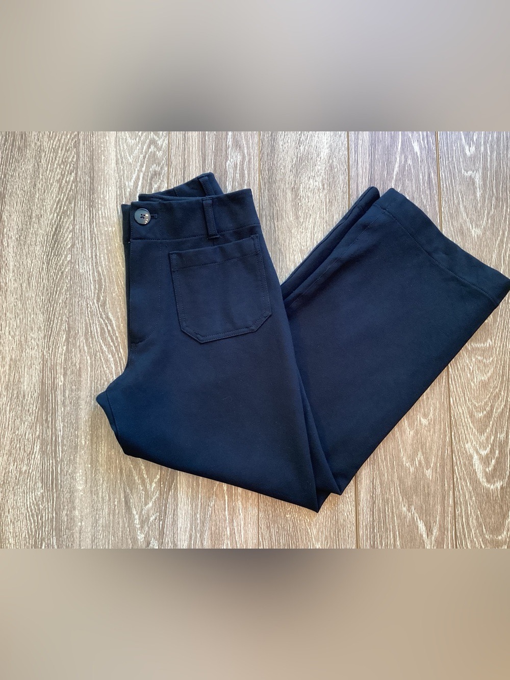 Anthropologie Maeve Colette Ponte Cropped Pants Size 25 - Picture 7 of 11